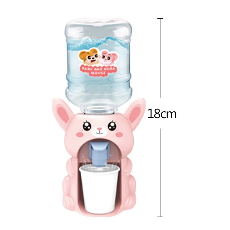 Kinder Mini Wasserspender mit Dualfunktion – Simulationsspielzeug für Wasser, Saft und Milch, Trinkbrunnen, Küchenspielzeug für Jungen und Mädchen, tolles Geschenk