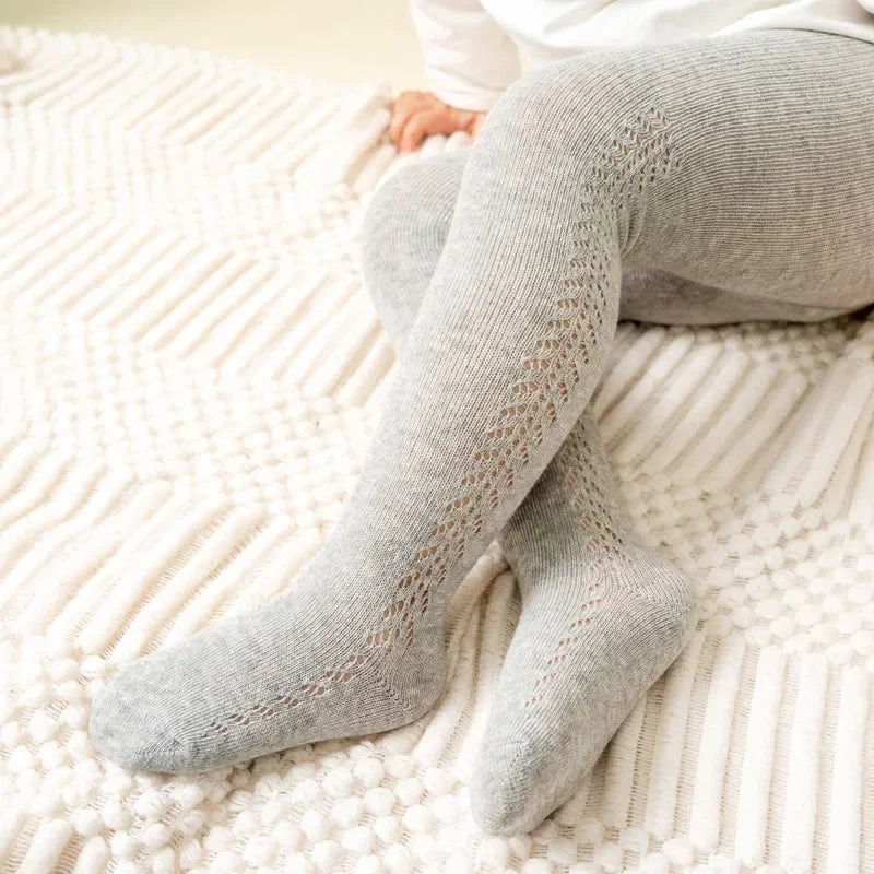 Atmungsaktive Baumwoll-Strumpfhosen für Mädchen – Festes, bequemes Design, niedliche Motive, ideal für 0-5 Jahre, perfekt für Alltag und Freizeit