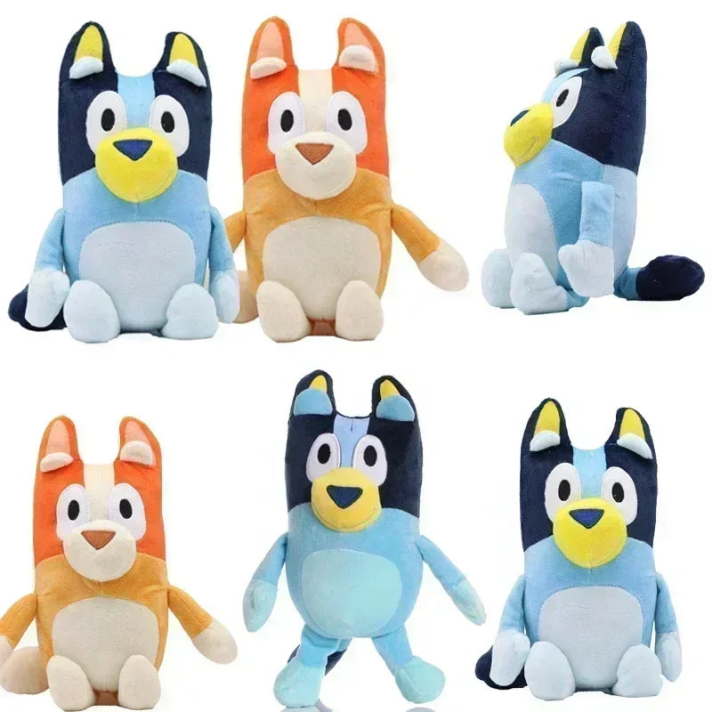 Plüschpuppen Bluey & Bingo ( 15 cm / 30 cm )  – Die kuscheligen Helden aus der TV-Serie
