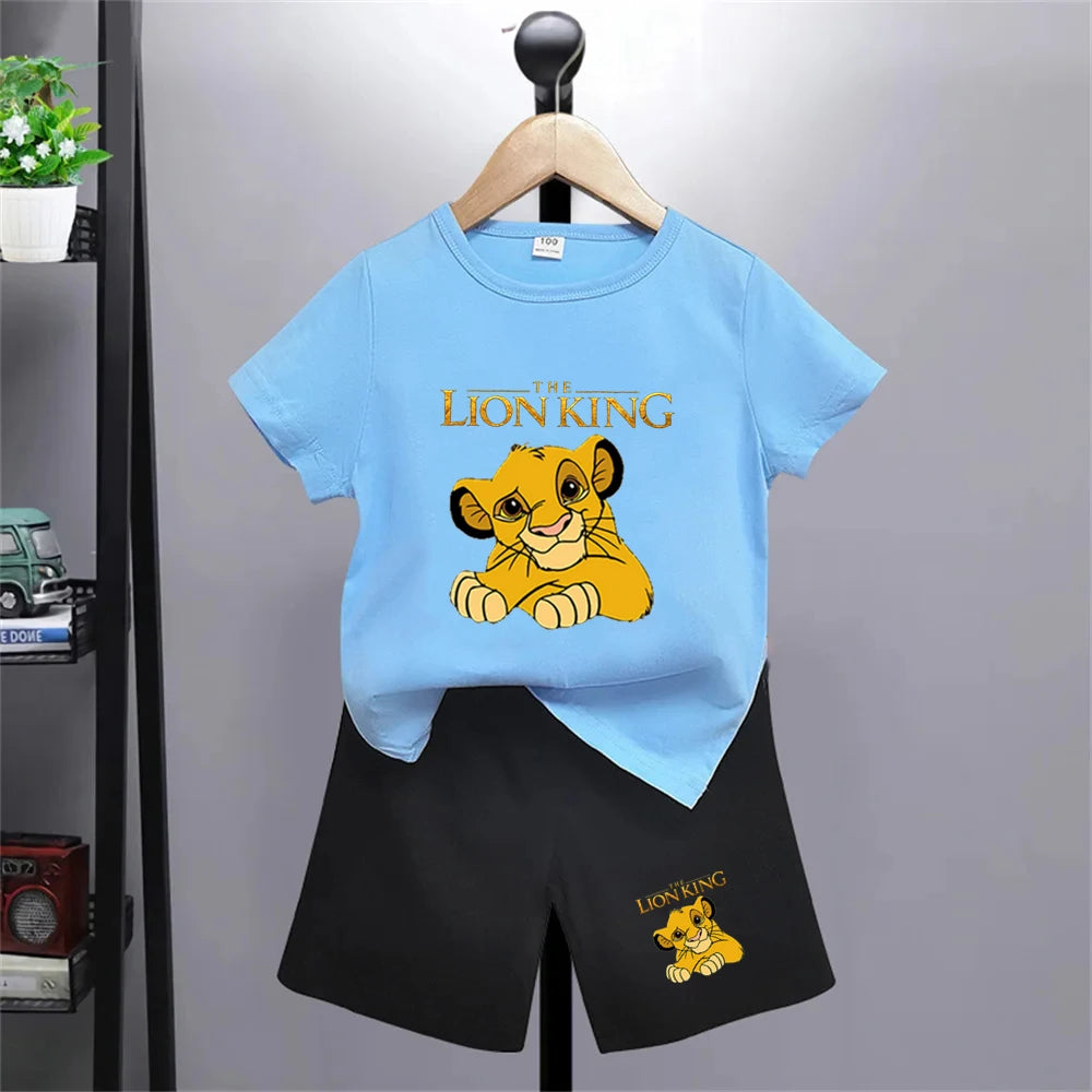 Der König der Löwen Simba T-Shirt- und Shorts-Set -Outfit für Kinder
