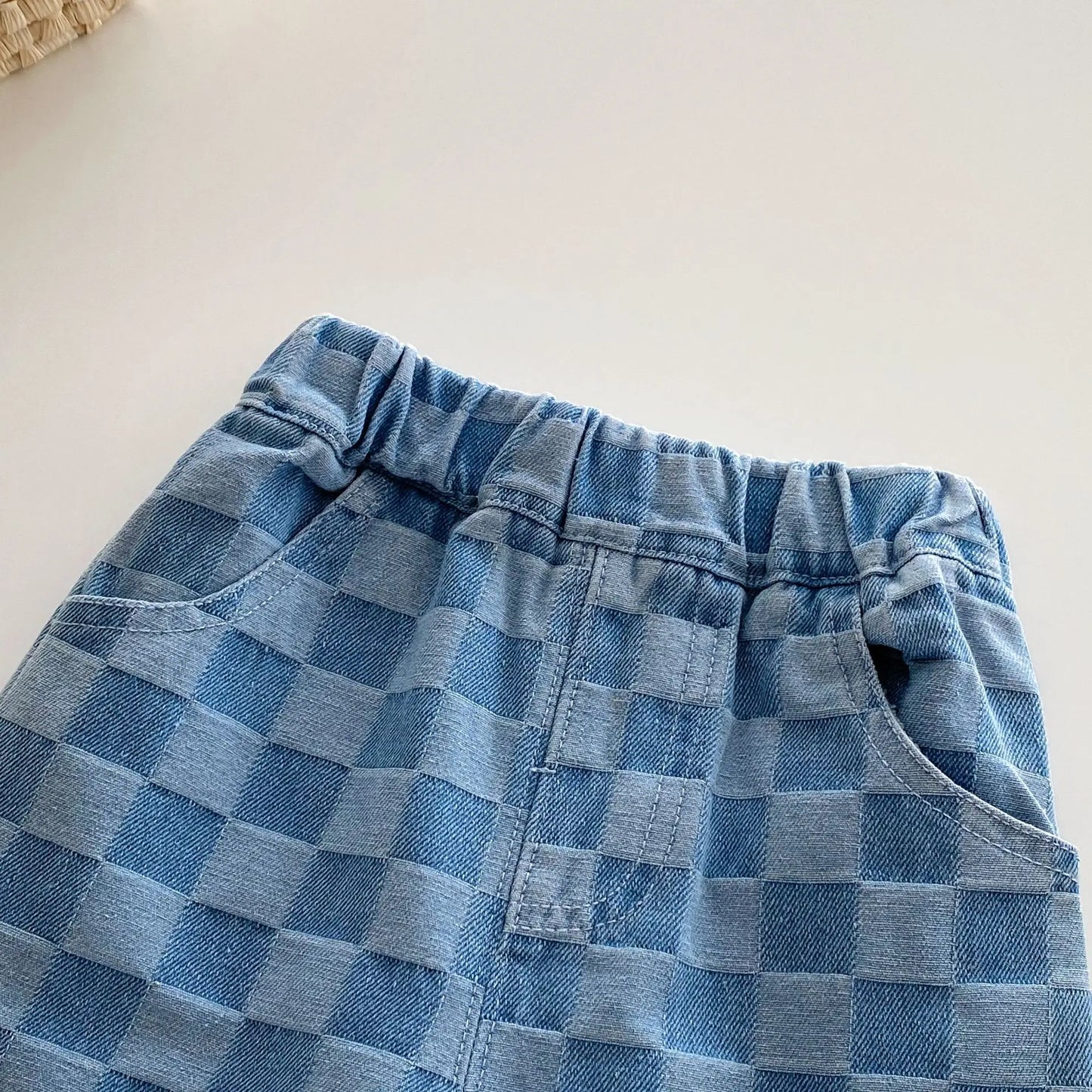 Unifarbene Hose – Bequeme Freizeithose für Kinder mit elastischem Bund