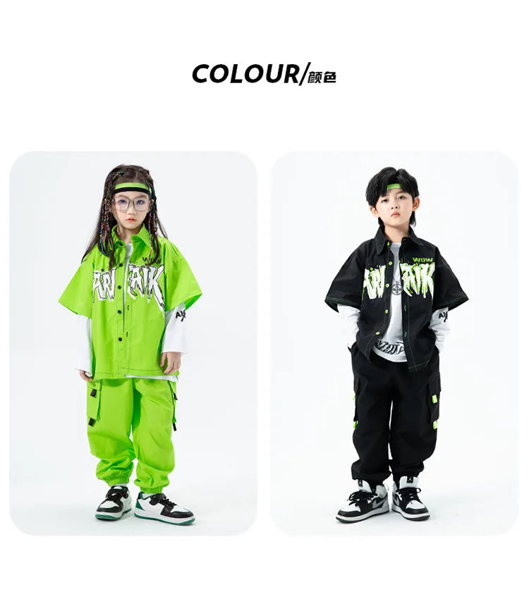Lässiges Hip-Hop-Set – Streetwear für Jungen und Mädchen