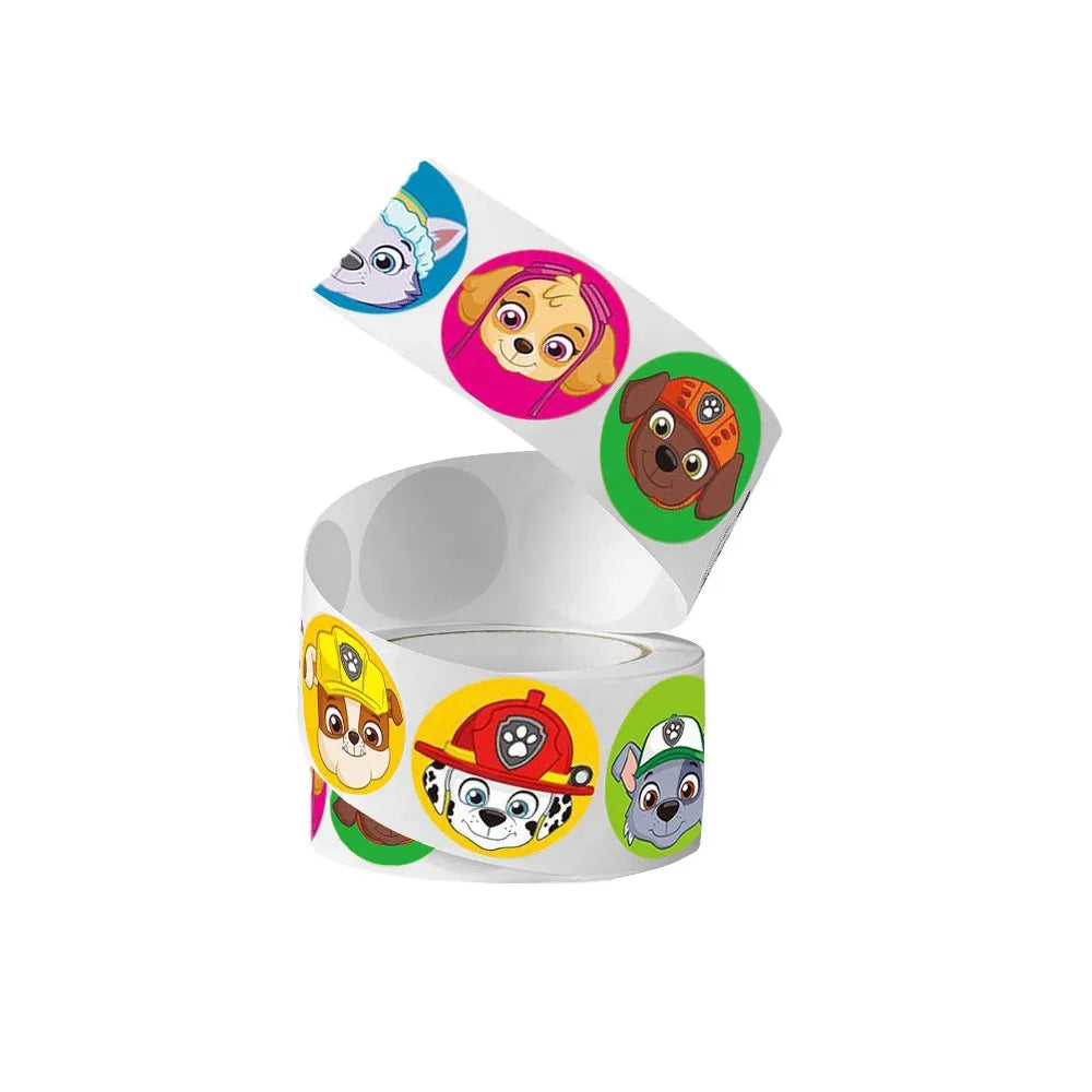 500 Stück Paw Patrol Cartoon Aufkleber – Spannende Belohnung und kreative Dekoration für kleine Helden!
