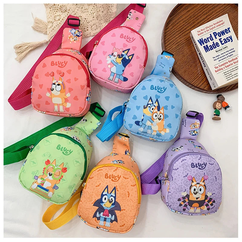 Bluey & Bingo Cartoon Rucksack für Kinder