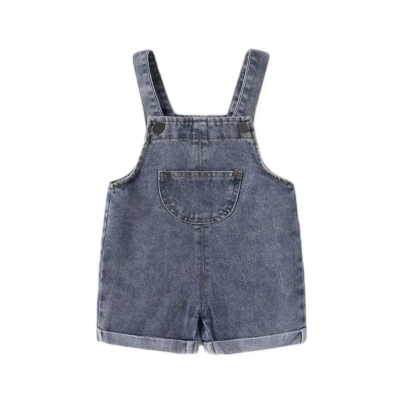Unisex-Denim-Overall – Lässiger Kurz-Style für Babys und Kleinkinder