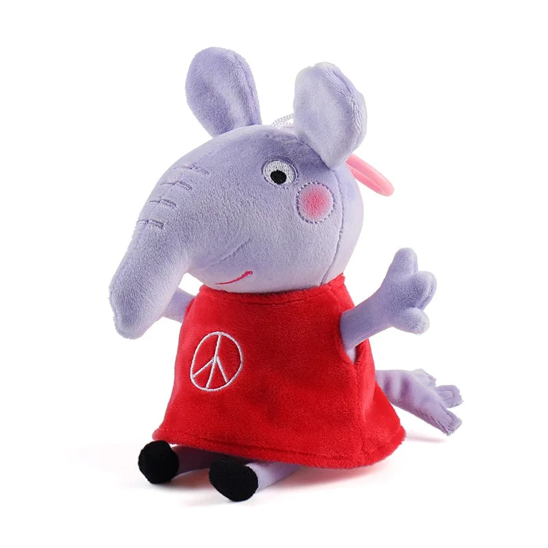Peppa Pig Plüschpuppe (19 cm) – Weiche Kinder Plüschfigur mit Peppa, George, Suzy & Co.