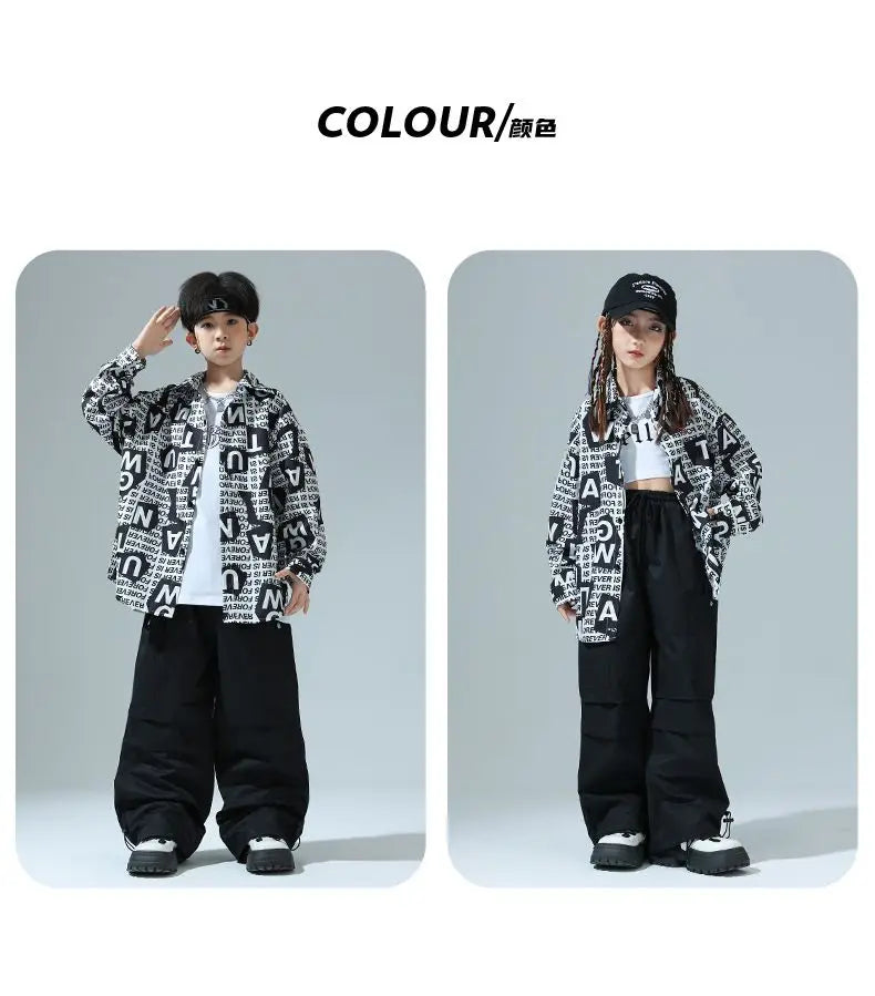 Lässiges Hip-Hop-Set – Streetwear für Jungen und Mädchen
