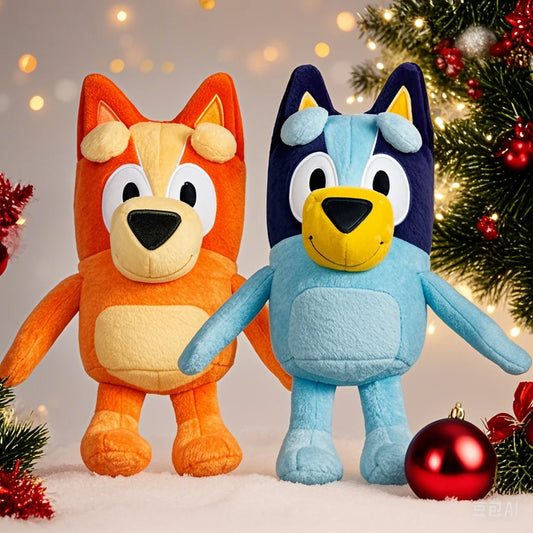 PlĂŒschpuppen Bluey & Bingo ( 15 cm / 30 cm )  â Die kuscheligen Helden aus der TV-Serie