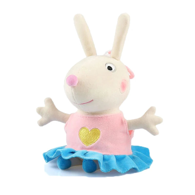 Peppa Pig Plüschpuppe (19 cm) – Weiche Kinder Plüschfigur mit Peppa, George, Suzy & Co.