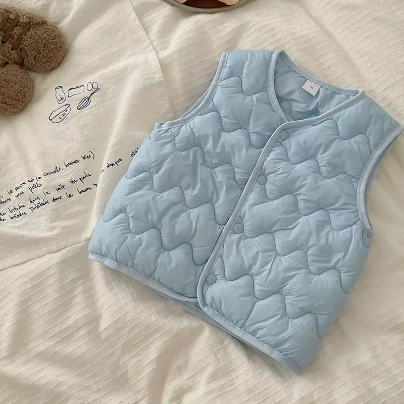 Unisex Winter-Weste für Kinder – Warme, gefütterte Weste für Babys und Kleinkinder