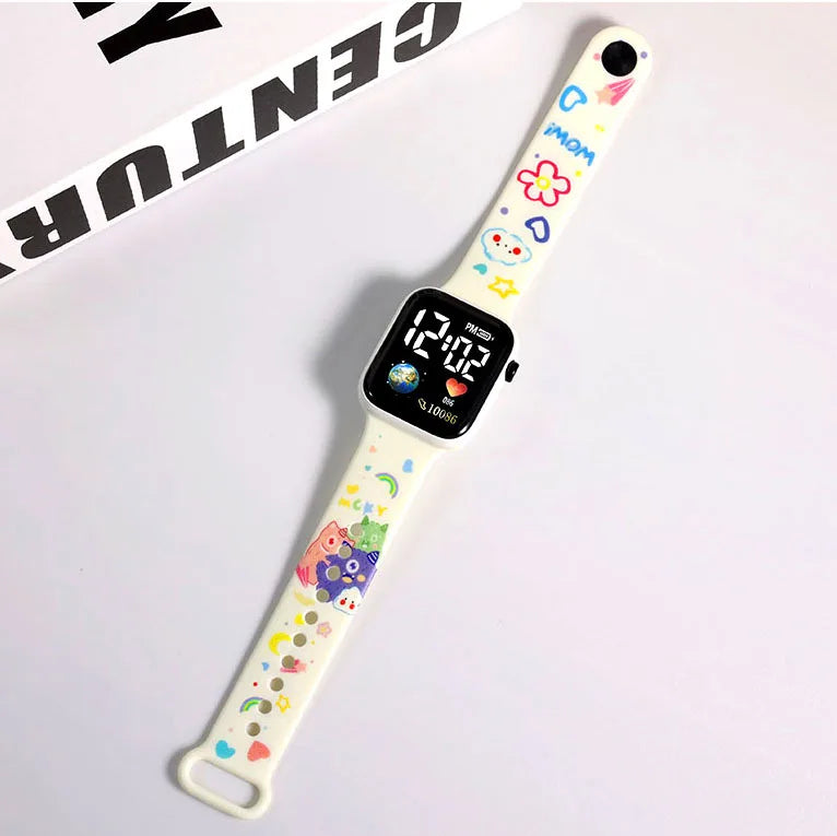 MINISO Digitaluhr Stitch & Hello Kitty – Coole Kinderuhr für Jungen und Mädchen