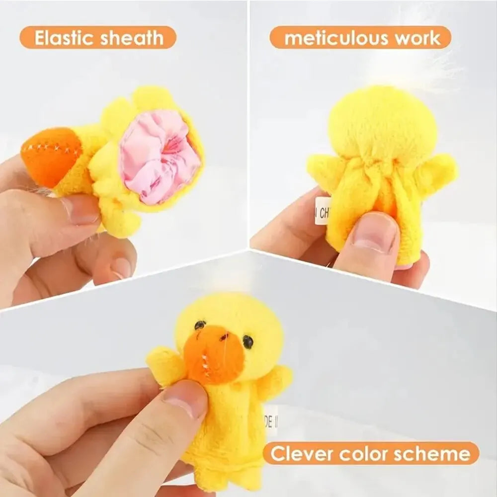 10er Set Tier Fingerpuppen – Fantasievolles Spiel & Frühe Bildung für Kinder