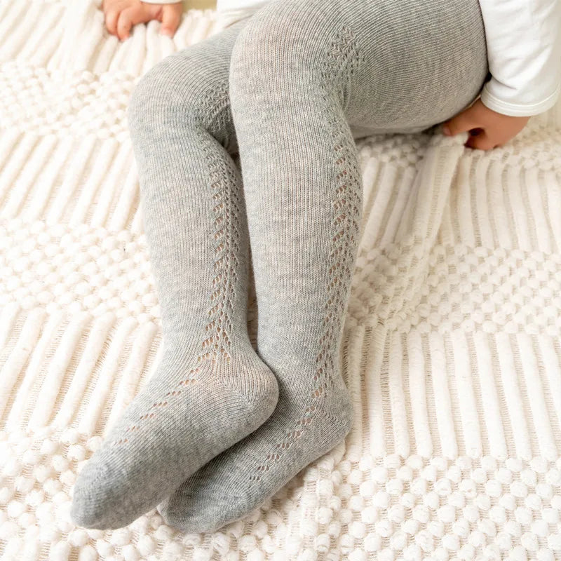 Atmungsaktive Baumwoll-Strumpfhosen für Mädchen – Festes, bequemes Design, niedliche Motive, ideal für 0-5 Jahre, perfekt für Alltag und Freizeit