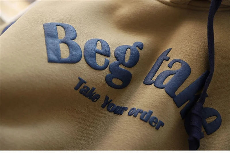 Fleece-Hoodie für Jungen – Warmer Pullover mit Buchstabendruck