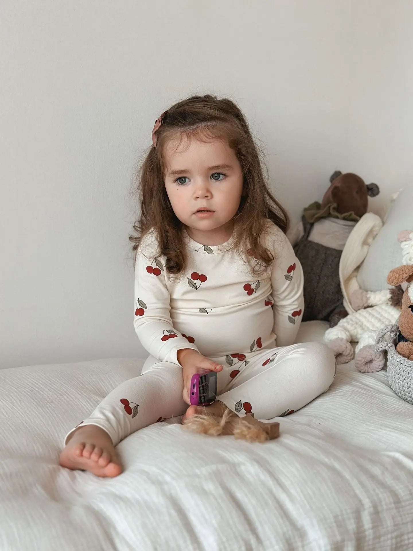 Kinder-Pyjama-Set – Weiche Homewear aus Baumwolle mit Früchte-Print
