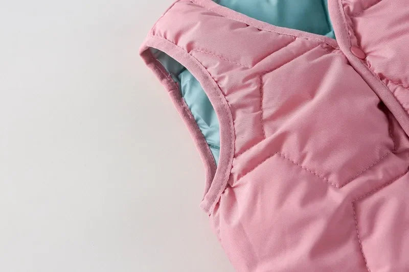 Unisex Winter-Weste für Kinder – Warme, gefütterte Weste für Babys und Kleinkinder