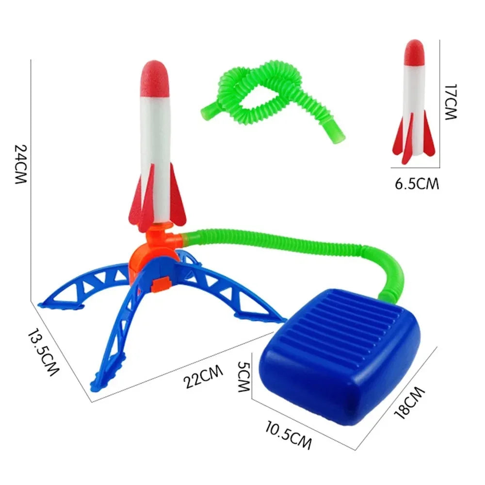 Pump - Rakete  Lass die Kids den Himmel erobern mit unserer coolen Kinder Outdoor Rakete!