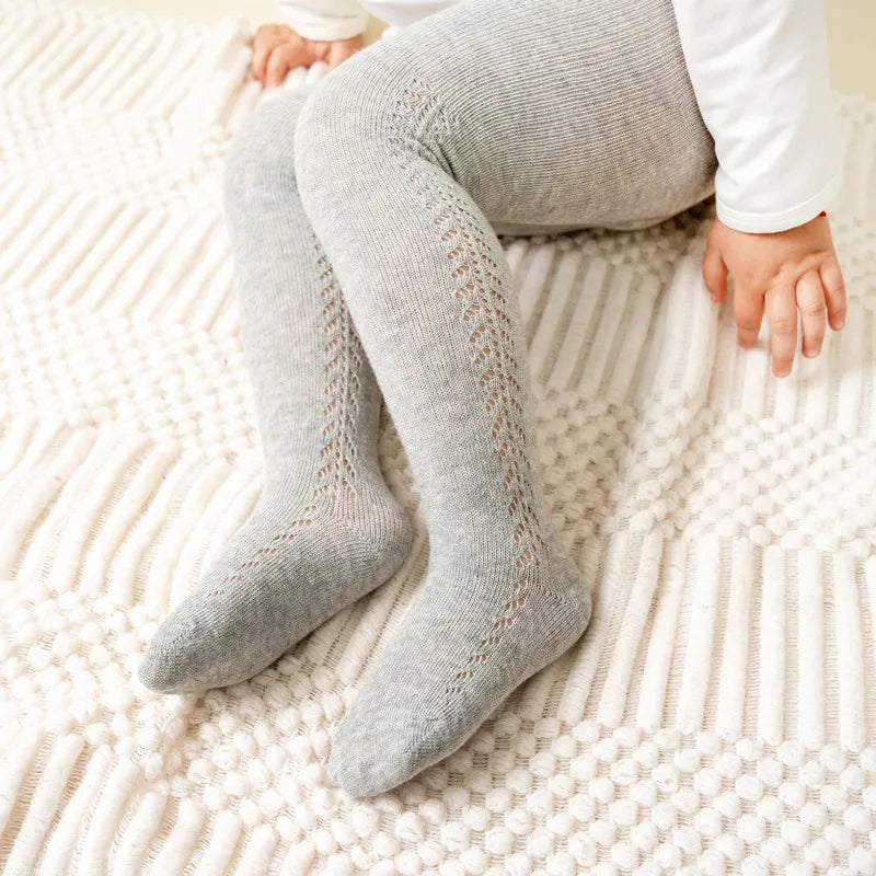 Atmungsaktive Baumwoll-Strumpfhosen für Mädchen – Festes, bequemes Design, niedliche Motive, ideal für 0-5 Jahre, perfekt für Alltag und Freizeit