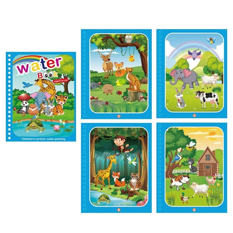 Magisches Wasser-Malbuch – Der saubere Malspaß für Kinder