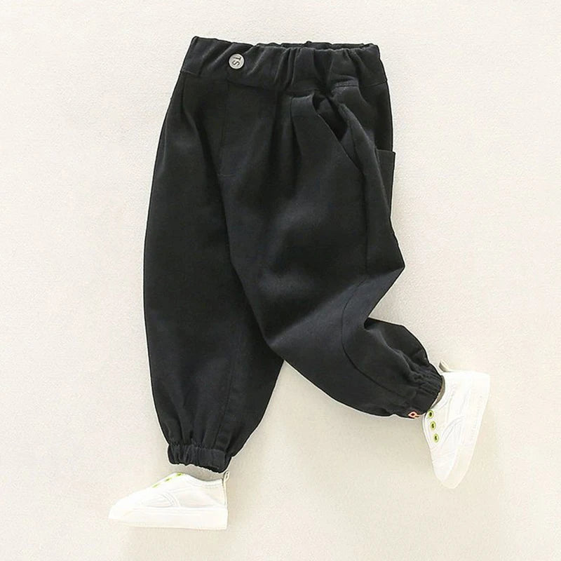 Lässige Jogginghose für Kinder – Bequeme Cargo-Hose mit Kordelzug