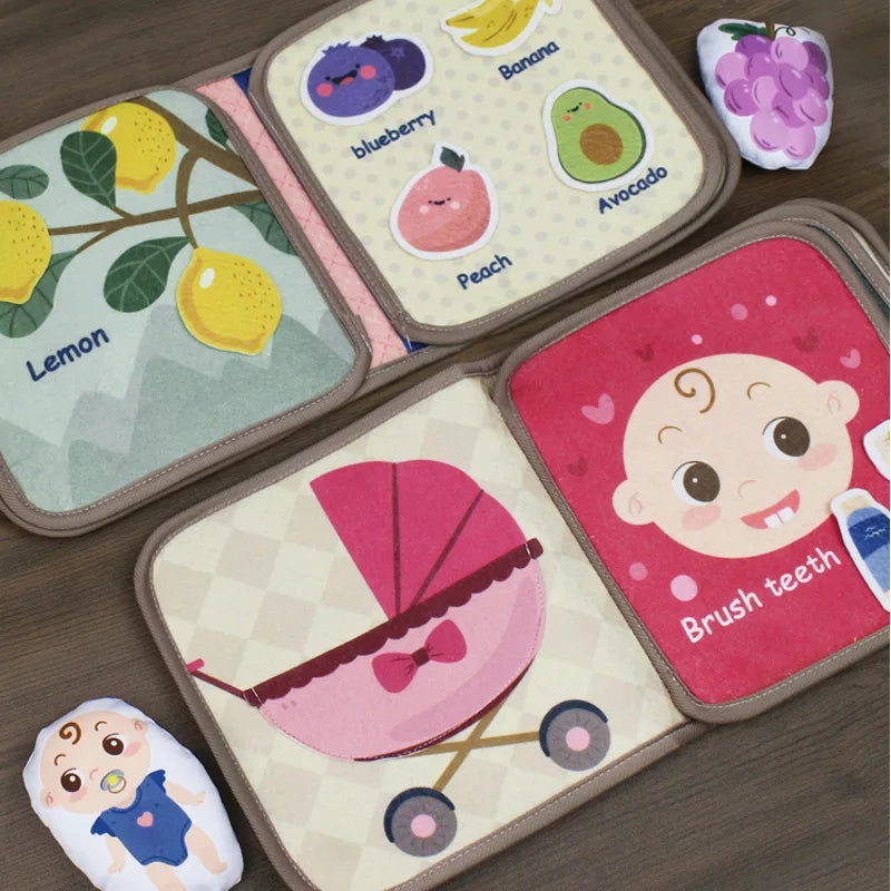Montessori Busy Book – Das perfekte Frühpädagogik-Softbook für Kinder von 0 bis 4 Jahren