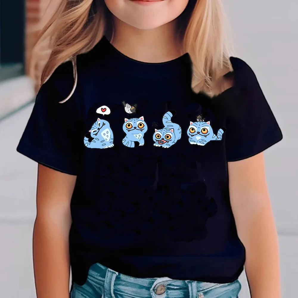 Kinder T-Shirt „Kpop Demon Hunters“ – Cooles T-Shirt mit verschiedenen Kpop Motiven