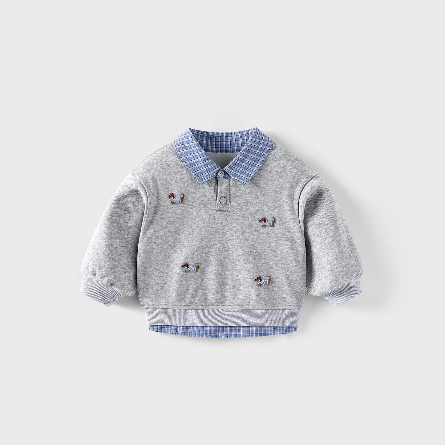 Two-Piece-Pullover für Jungen – Cartoon-Hoodie für den Herbst