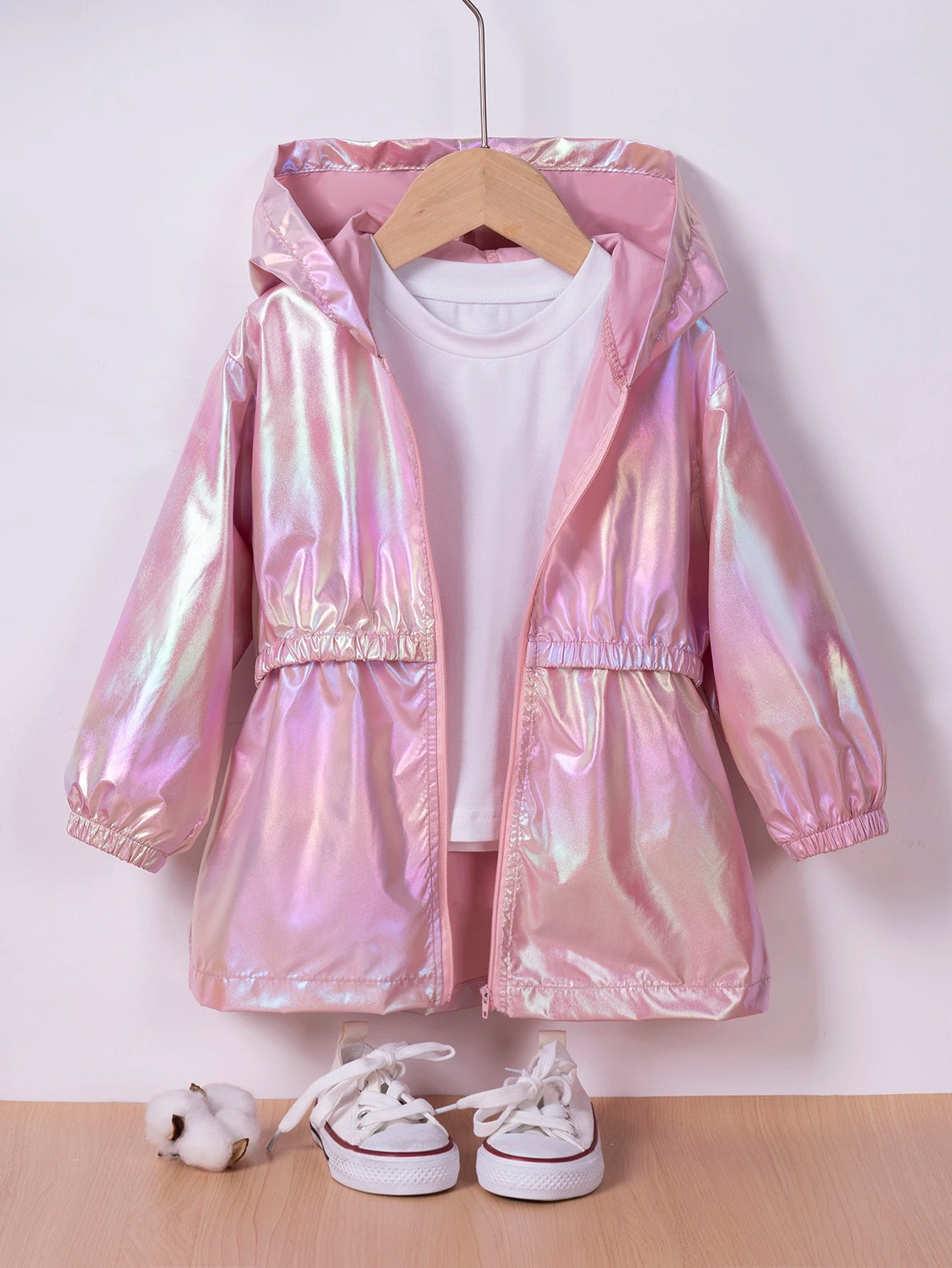 Leichte Kinder-Jacke – Atmungsaktiver Mantel mit Reißverschluss für Frühling & Herbst