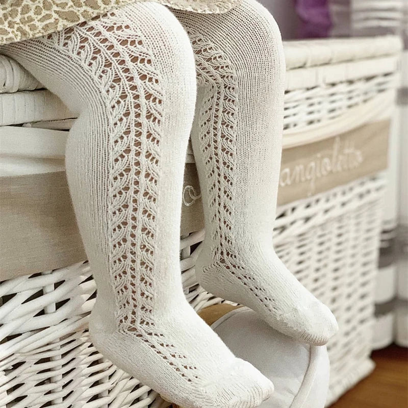 Atmungsaktive Baumwoll-Strumpfhosen für Mädchen – Festes, bequemes Design, niedliche Motive, ideal für 0-5 Jahre, perfekt für Alltag und Freizeit