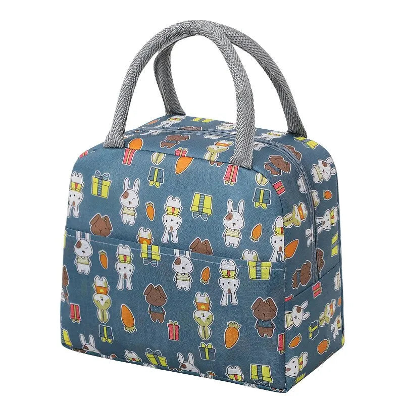 Cartoon Kinder Lunchbox Tasche – Isolierte tragbare Bento Tasche