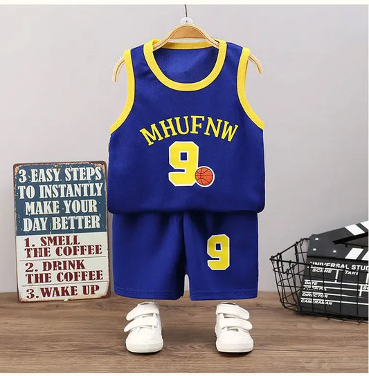 Kinder Sport-Set – Atmungsaktives Basketball-Outfit für Jungen