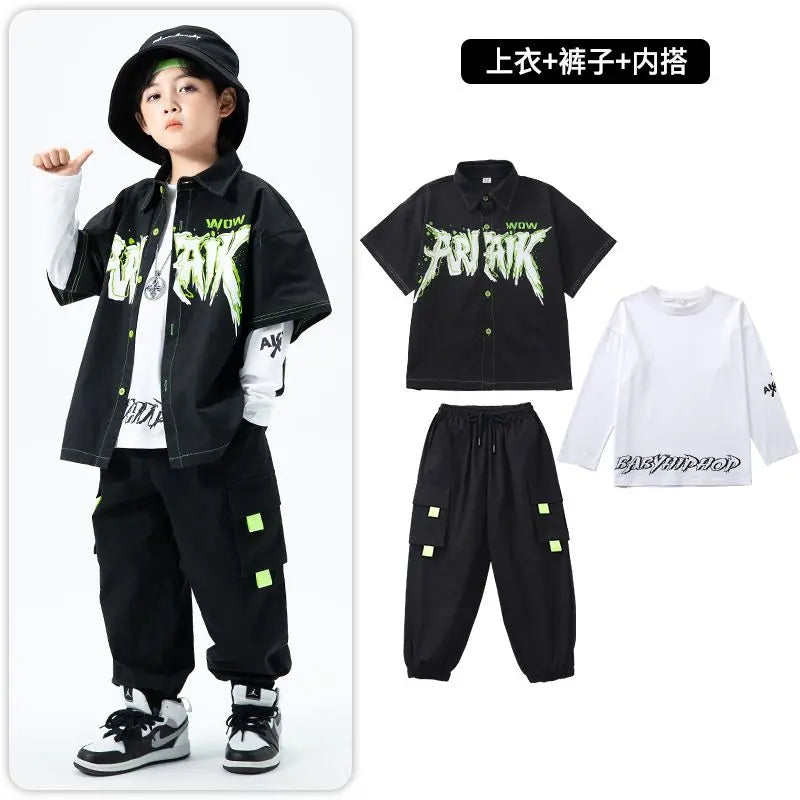 Lässiges Hip-Hop-Set – Streetwear für Jungen und Mädchen