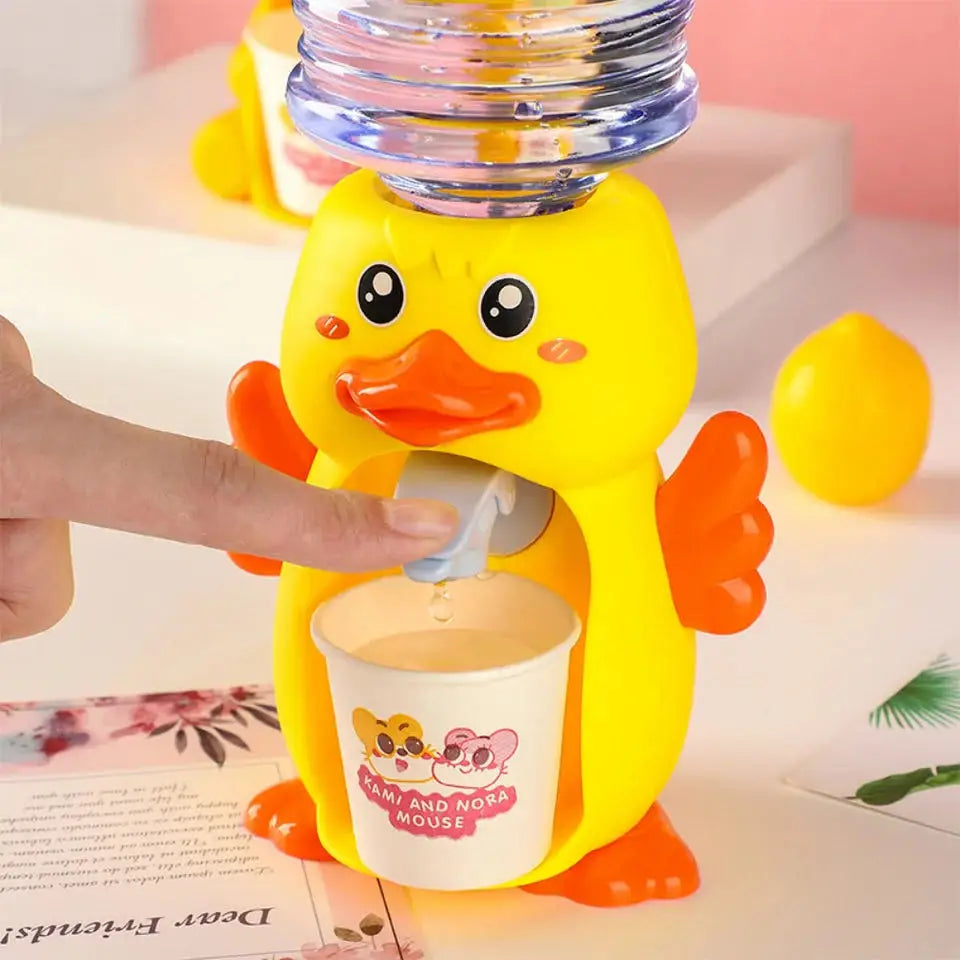 Kinder Mini Wasserspender mit Dualfunktion – Simulationsspielzeug für Wasser, Saft und Milch, Trinkbrunnen, Küchenspielzeug für Jungen und Mädchen, tolles Geschenk