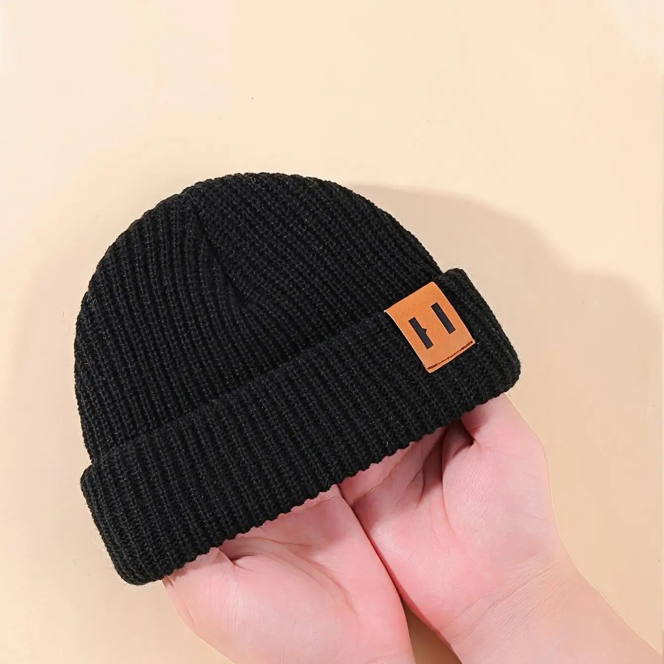 3er Set Gestrickte Wintermützen – Kuschelige Accessoires für Neugeborene & Kleinkinder im praktischen Sets von 1, 2 oder 3 Stück