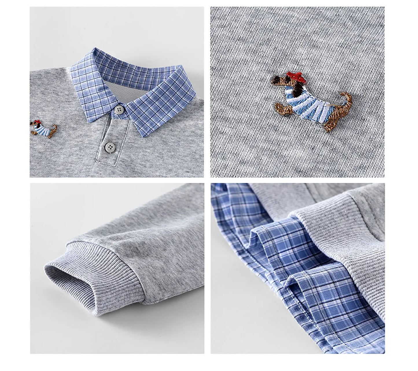 Two-Piece-Pullover für Jungen – Cartoon-Hoodie für den Herbst