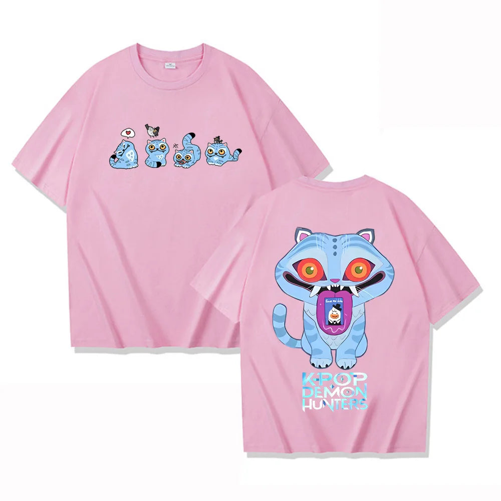 "Kpop Demon Hunters" Tiger T-Shirt – Lässiges Streetwear-Shirt im Harajuku-Stil