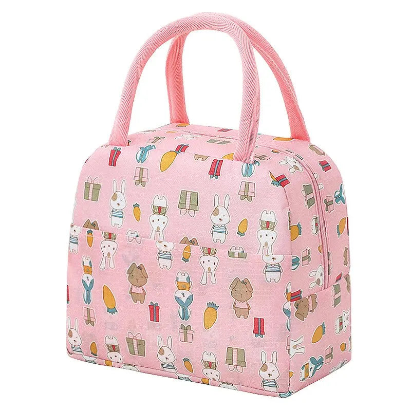 Cartoon Kinder Lunchbox Tasche – Isolierte tragbare Bento Tasche