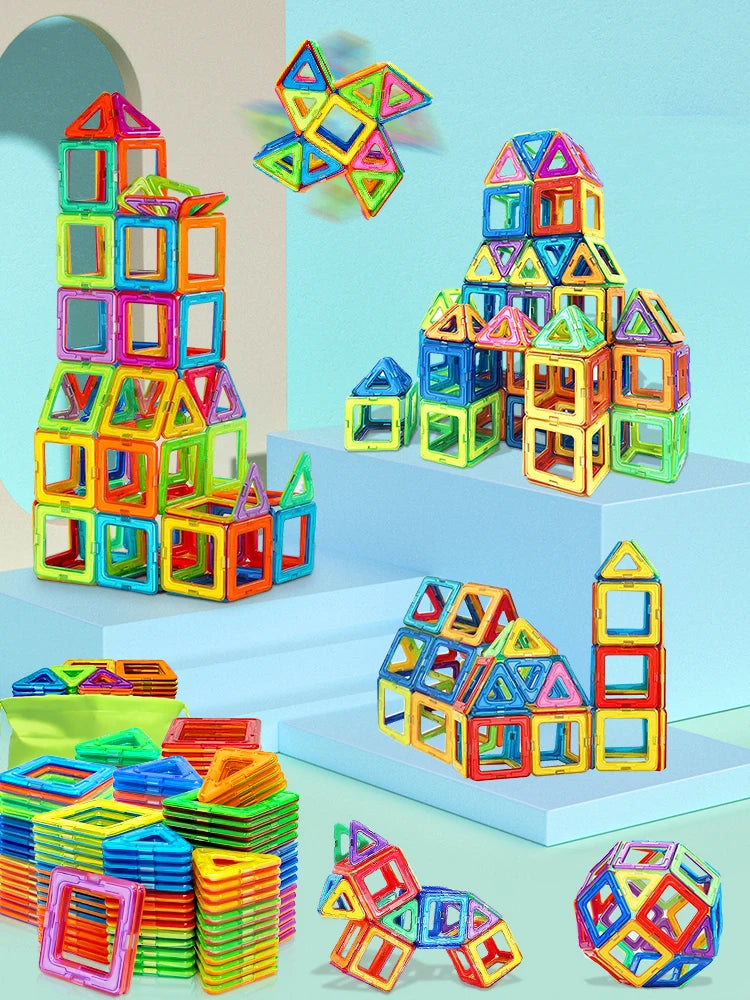 Magnetische Bausteine für Kinder – Kreatives STEM-Konstruktionsspielzeug