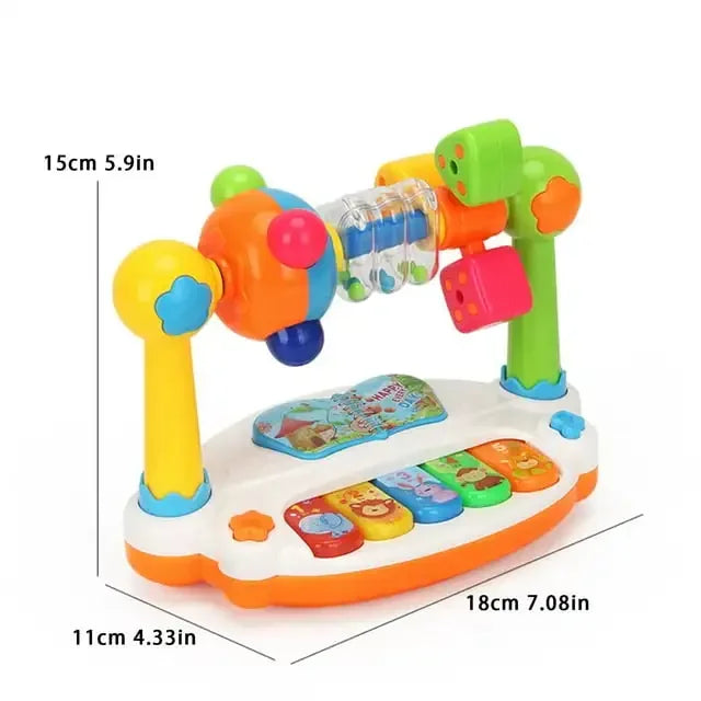 Baby-Klavier mit Licht & Sound – Das musikalische Frühförderungs-Spielzeug für kleine Musiker (ab 6 Monate)