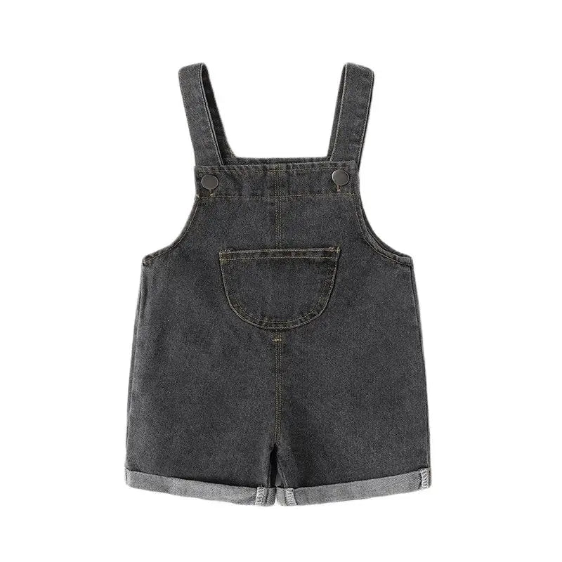 Unisex-Denim-Overall – Lässiger Kurz-Style für Babys und Kleinkinder