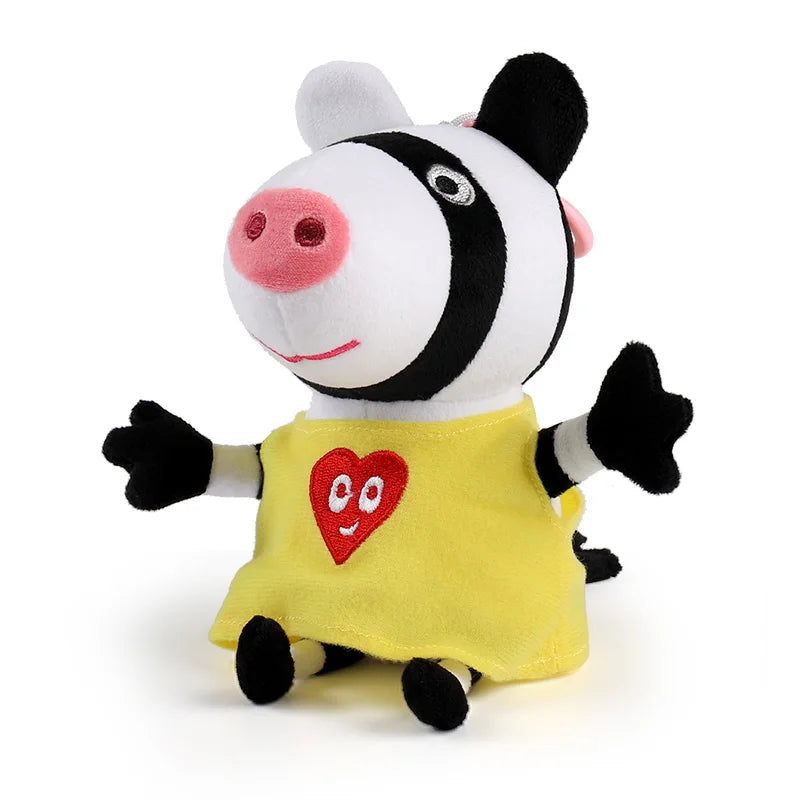 Peppa Pig Plüschpuppe (19 cm) – Weiche Kinder Plüschfigur mit Peppa, George, Suzy & Co.