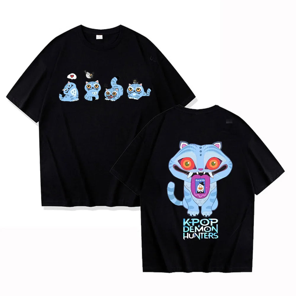 "Kpop Demon Hunters" Tiger T-Shirt – Lässiges Streetwear-Shirt im Harajuku-Stil