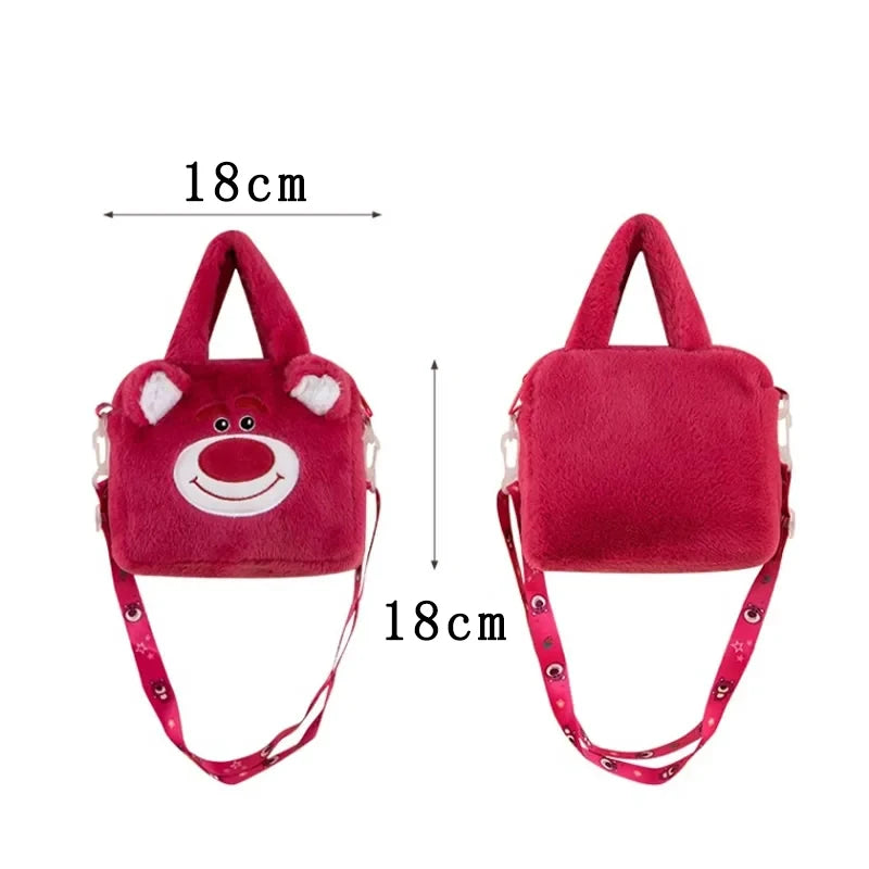 Hello Kitty Sanrio Kawaii Plüsch-Tasche – Tragbare Umhängetasche, Kosmetiktasche & Geschenk für Mädchen & Damen