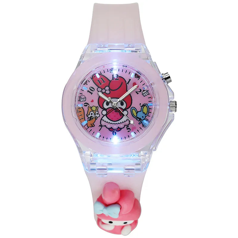 3D Mickey Mouse oder Marvel Kinderuhr mit Leuchtfunktion – Bunte Silikon-Digitaluhr für Mädchen und Damen, Perfektes Geschenk für Kinder und Disney-Fans