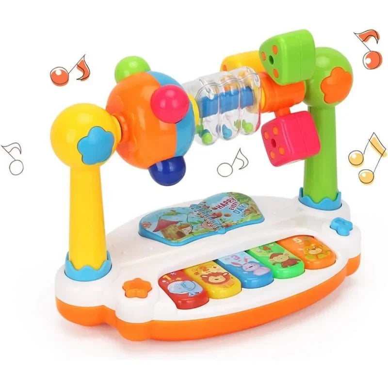 Baby-Klavier mit Licht & Sound – Das musikalische Frühförderungs-Spielzeug für kleine Musiker (ab 6 Monate)