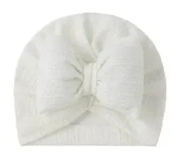 Weicher Baby-Turban mit Schleife – Süße Mütze für Neugeborene & Kleinkinder