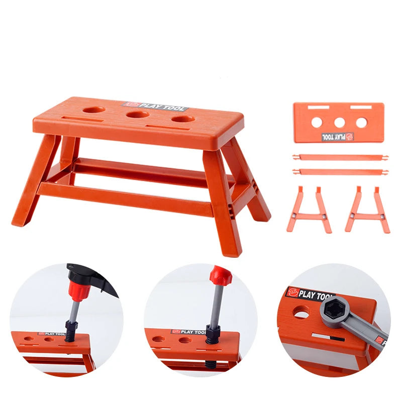 Elektrisches Kinder-Werkzeugset – Rollenspiel-Konstruktionsspielzeug mit Bohrer, Kinder-Power-Werkzeugset für Jungen und Mädchen, ideal für kreative Bau- und Spielstunden