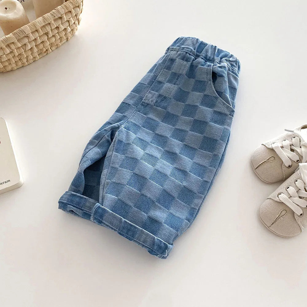 Unifarbene Hose – Bequeme Freizeithose für Kinder mit elastischem Bund