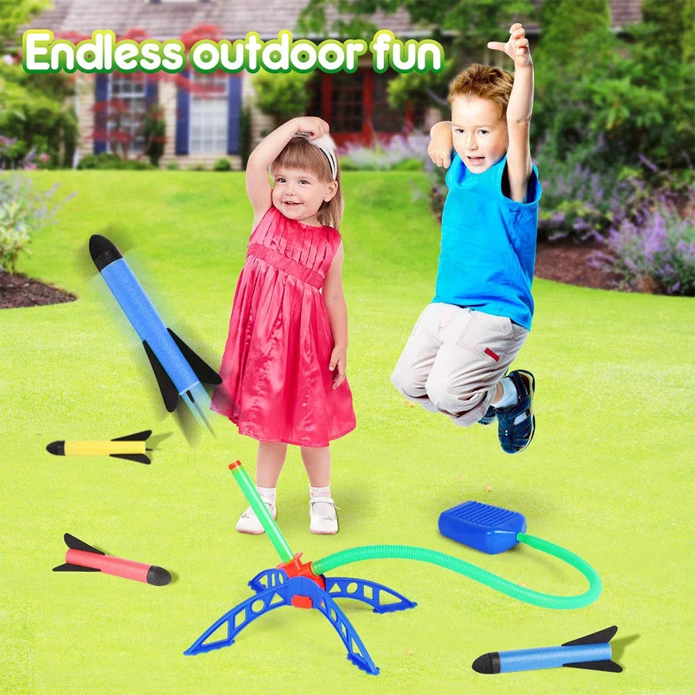 Pump - Rakete  Lass die Kids den Himmel erobern mit unserer coolen Kinder Outdoor Rakete!