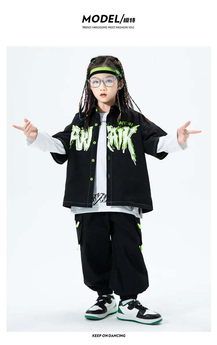 Lässiges Hip-Hop-Set – Streetwear für Jungen und Mädchen